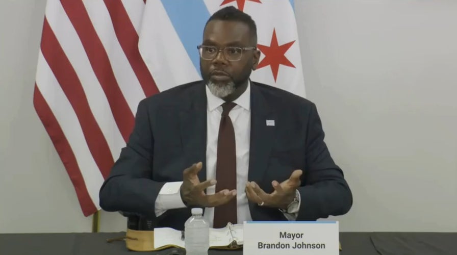 Chicago Mayor Brandon Johnson responds to the Trump administration potentially targeting his city with military personnel for an immigration crackdown
