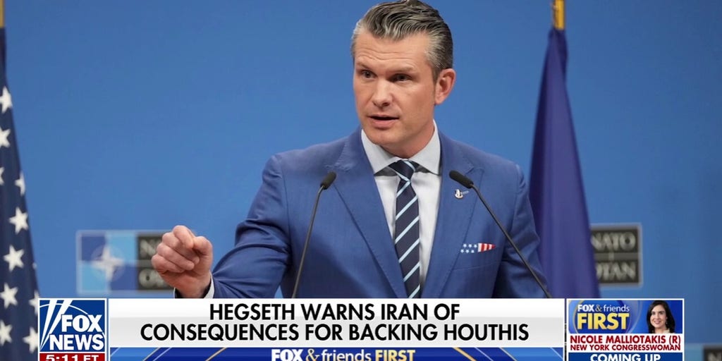 Secretary Hegseth warns Iran over support for Houthis: 'You were warned'