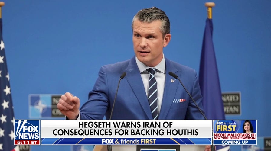Secretary Hegseth warns Iran over support for Houthis: 'You were warned'