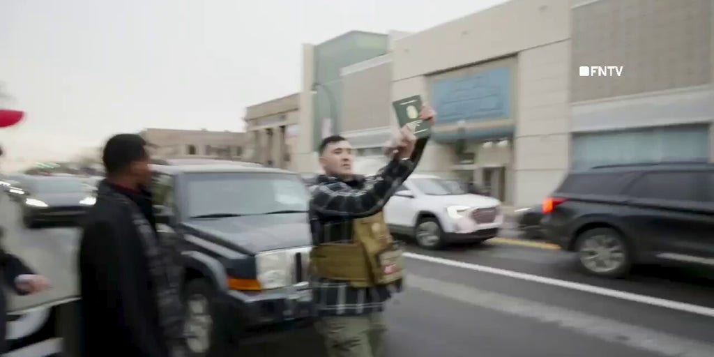 Anti-Muslim protesters clash with crowd in Dearborn, Michigan