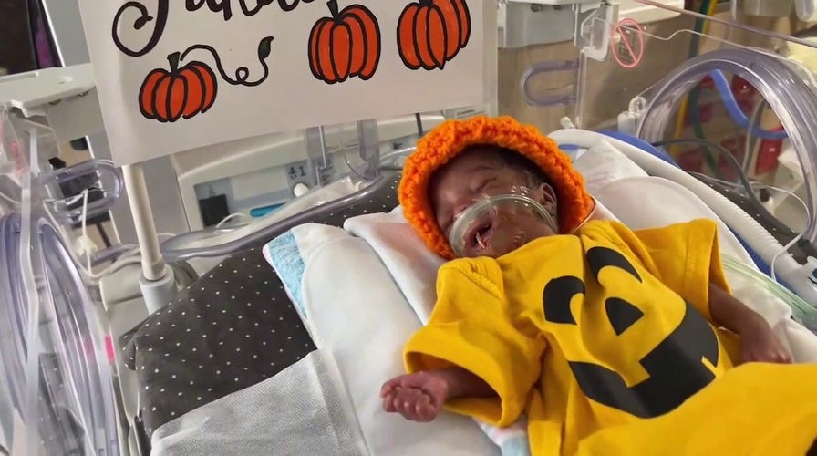 Los bebés de la UCIN de un hospital Florida Florida se contagian del espíritu de Halloween : "Encantadora exhibición