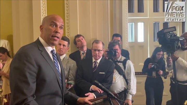 Sen. Booker slams Trump on 100th day