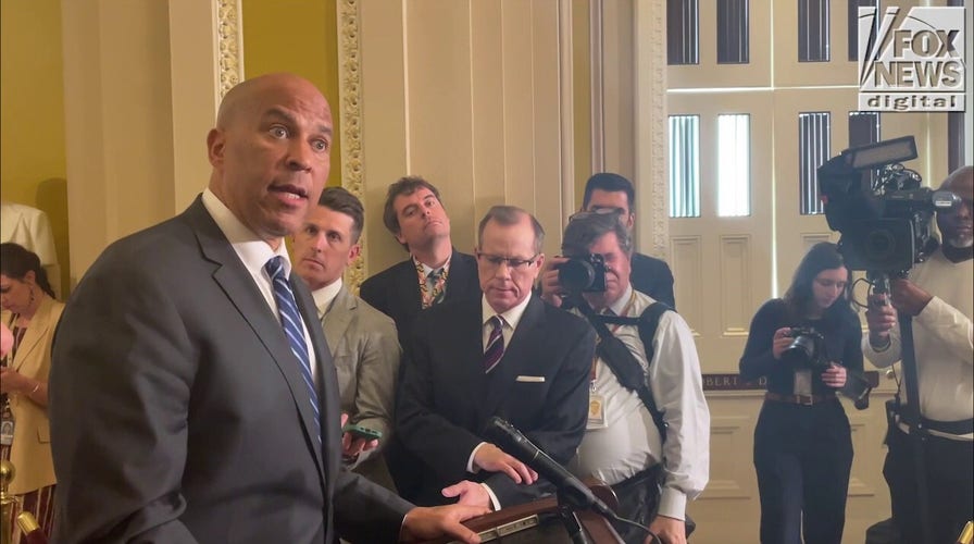 Sen. Booker slams Trump on 100th day