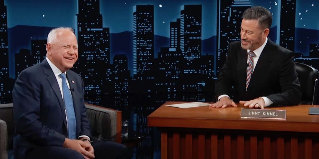 Tim Walz makes a gaffe on 'Jimmy Kimmel Live'