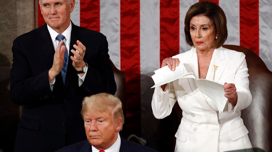 Nancy Pelosi says ripping up Trump's State of the Union was 'the courteous thing to do'