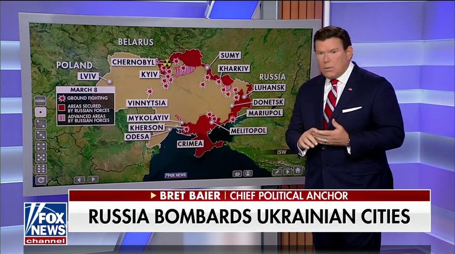 Russian forces move towards Kyiv: Bret Baier