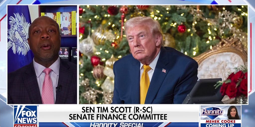 Sen Tim Scott praises Trump for consistently delivering economic ‘goodies’ to Americans