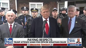 Trump pays his respects to fallen NYPD officer Jonathan Diller