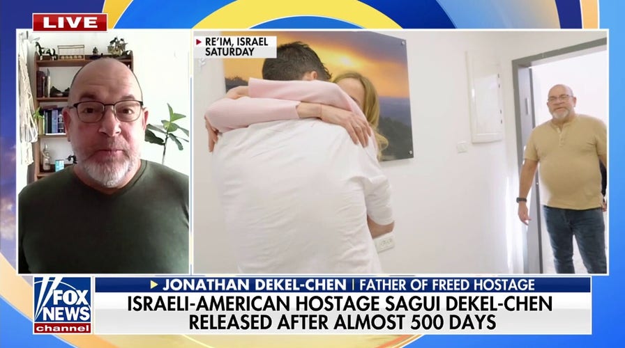 Father of Hamas hostage describes being 'born again' after son's release