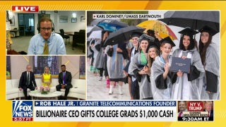 Billionaire CEO awards graduates with $1,000 cash at commencement - Fox News