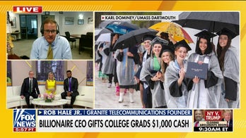 Billionaire CEO awards graduates with $1,000 cash at commencement