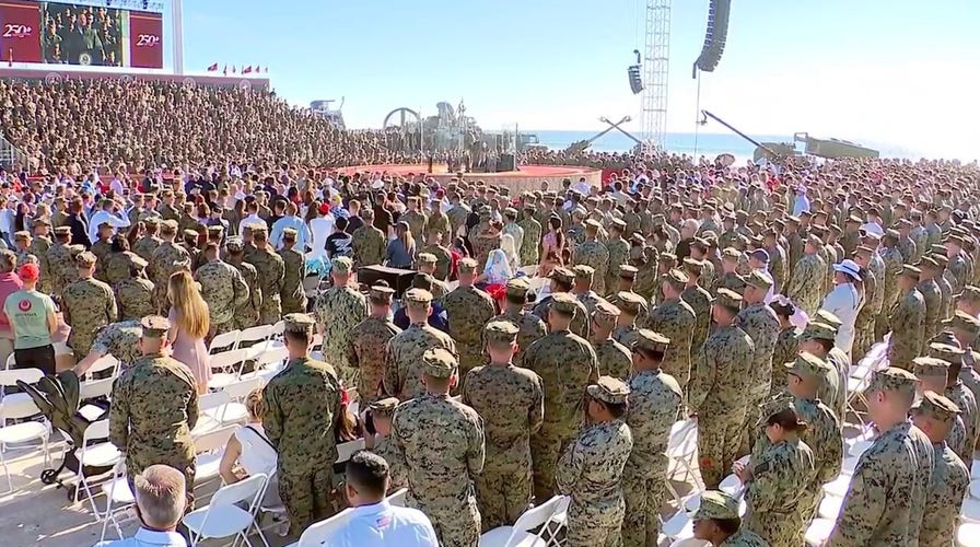 Vance salutes Marine Corps in 250th anniversary address: 'Semper Fidelis, Marines'