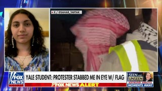 Yale student: Anti-Israel protester stabbed me in the eye with flag - Fox News