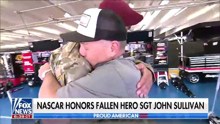 Sgt killed in Iraq honored by NASCAR driver this Memorial Day: 'That's what this country's all about'