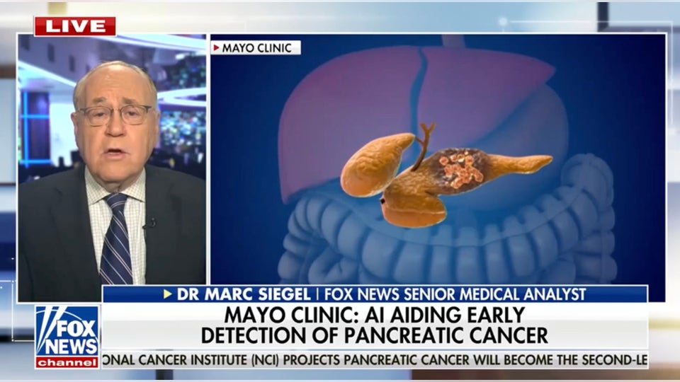 AI aiding in early detection of pancreatic cancer, Mayo Clinic says