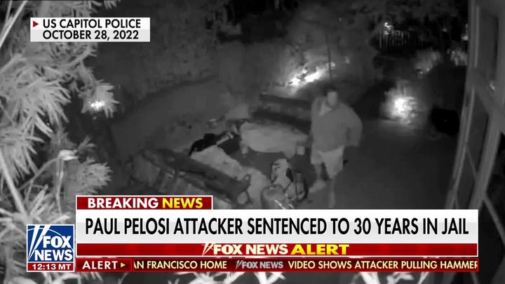 Paul Pelosi's attacker sentenced to 30 years in prison