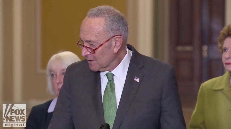 Reporter to Chuck Schumer: How is rushing through a 4,100-page bill a 'functional process'?