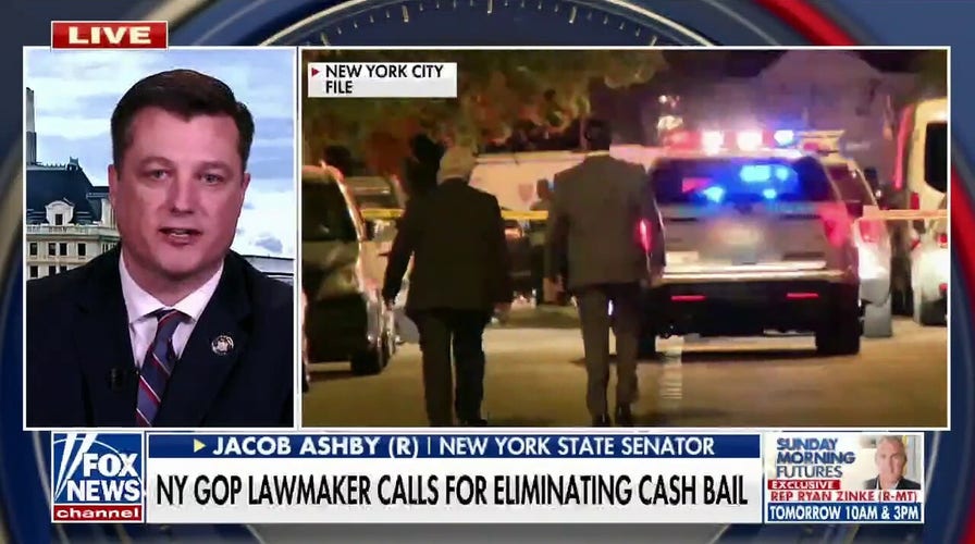 GOP NY lawmaker calls for eliminating cash bail 