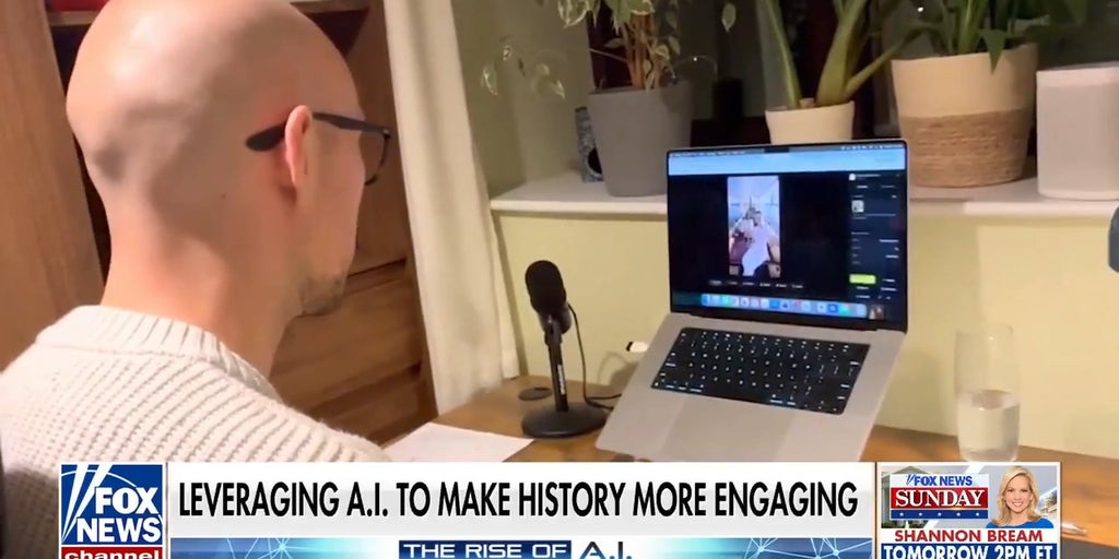 Influencer uses AI to teach people about history