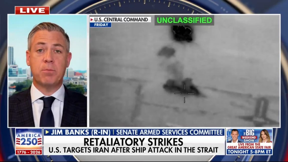 Sen. Jim Banks backs Pentagon's $80B funding request for Iran