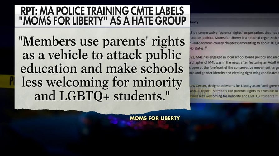 Massachusetts police training materials identify Moms for Liberty as a hate group