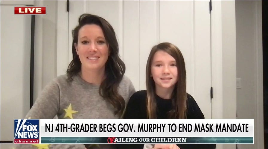 New Jersey fourth-grader begs Gov. Murphy to end school mask mandate