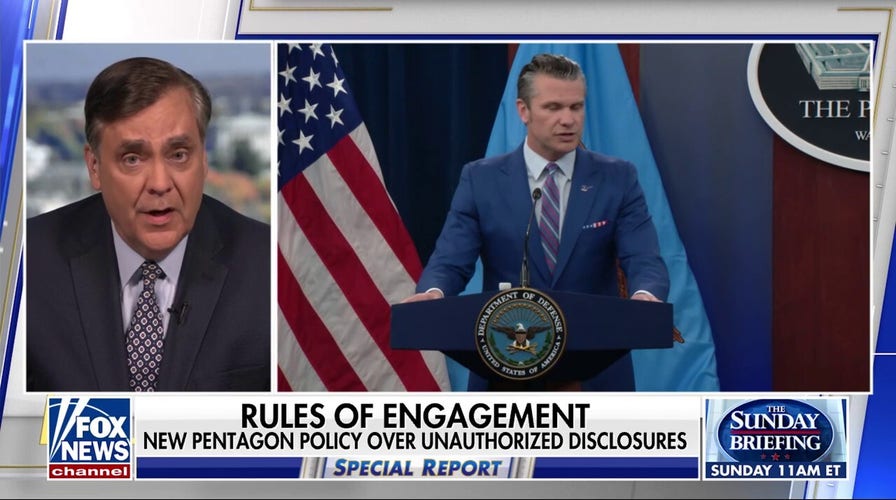 Jonathan Turley: This Pentagon measure is a 'bridge too far,' 'stranglehold' on free press