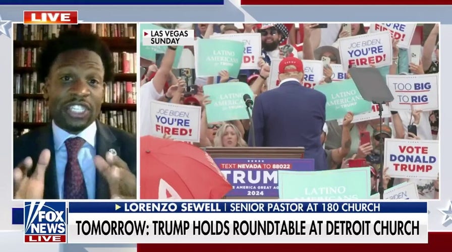 Detroit Pastor Welcomes Trump Reaching Out To Black Voters Says Biden   Image 