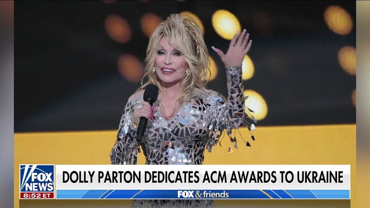 Dolly Parton dedicates ACM awards to 'brothers and sisters' in Ukraine as Russian invasion continues