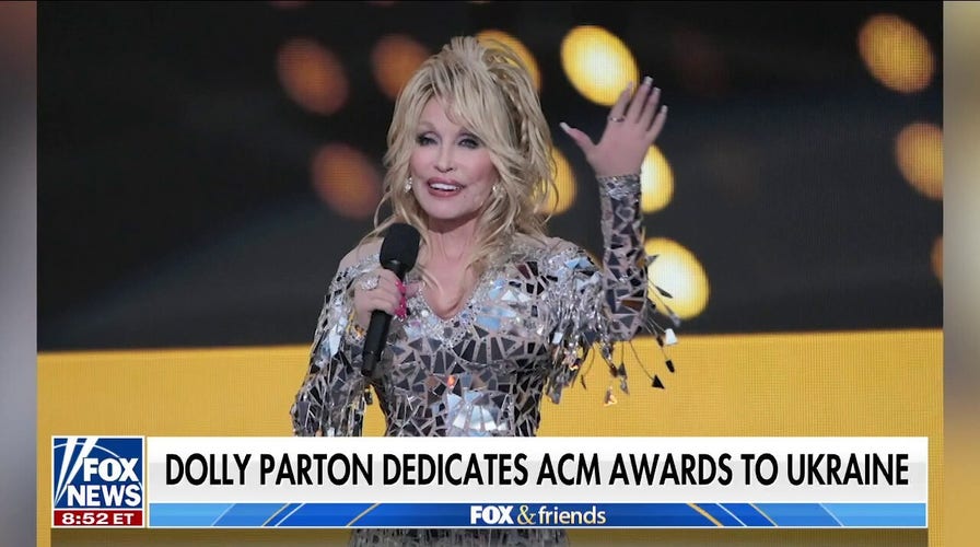Dolly Parton dedicates ACM awards to 'brothers and sisters' in Ukraine as Russian invasion continues