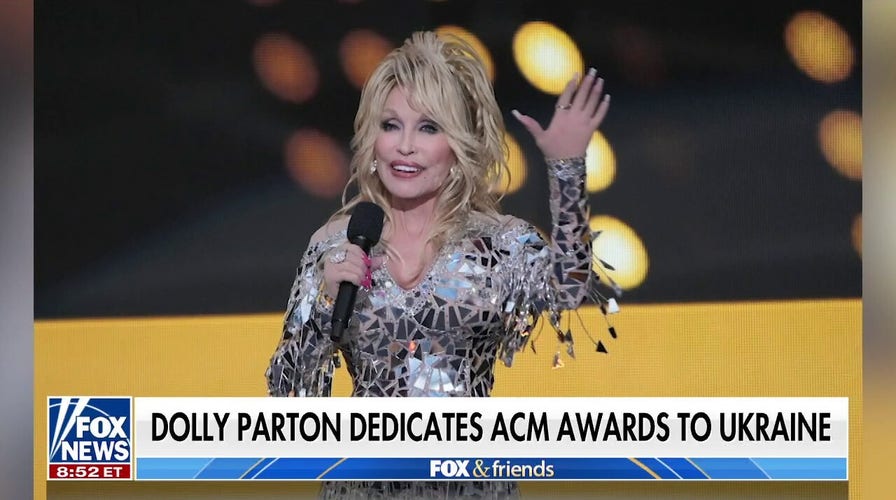 Dolly Parton dedicates ACM awards to 'brothers and sisters' in Ukraine as Russian invasion continues