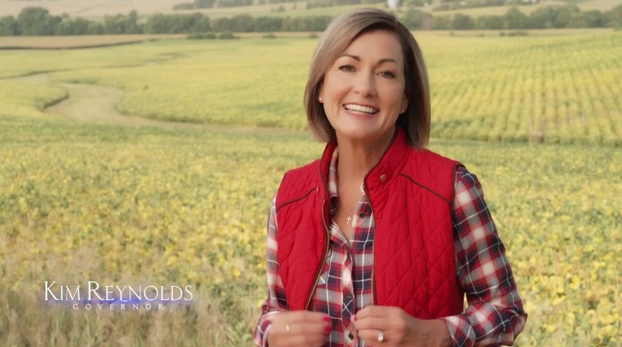 Iowa Governor Kim Reynolds dropped a new six-figure ad buy saying Iowans still know 'boys from girls'
