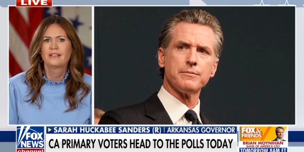 Sarah Huckabee Sanders blasts California’s ‘out of control’ policies