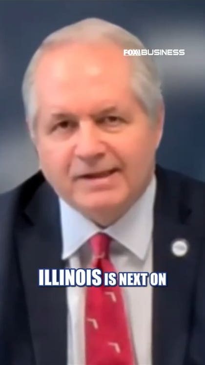 Florida Chamber CROWNS Gov. JB Pritzker 'runner-up' economic developer on Chicago billboards #shorts