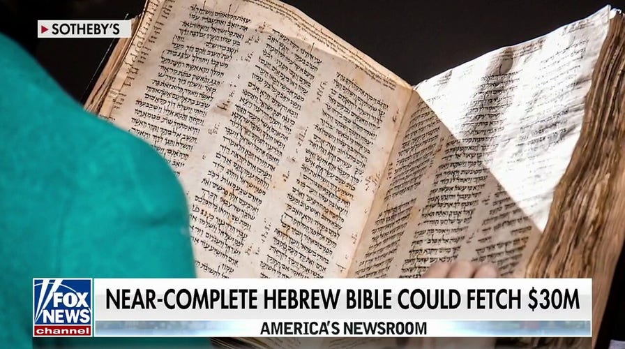 World's oldest, most complete Hebrew Bible hits auction block for $30 million