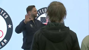 Vance greets American Olympians in Italy