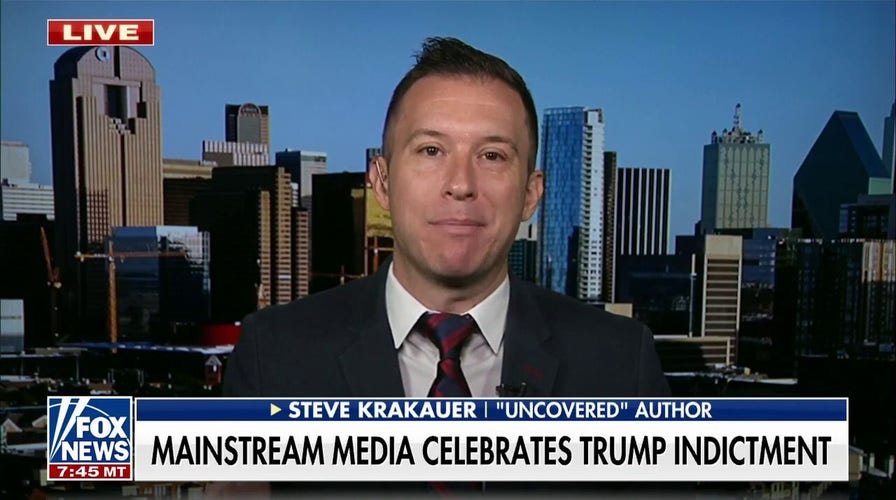 Media cannot 'contain themselves' of 'excitement' from Trump indictment: Steve Krakauer
