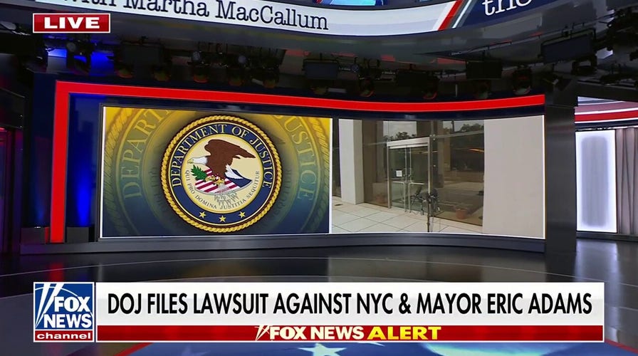 Trump DOJ sues NYC, Mayor Eric Adams over sanctuary policies