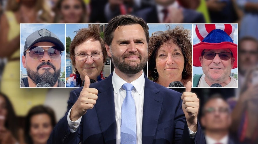 'BATTLE-HARDENED': Voters deliver first impressions of Trump's pick for vice president