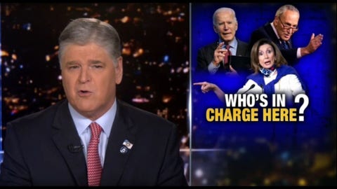 Hannity questions 'who's really in charge' following Biden's address