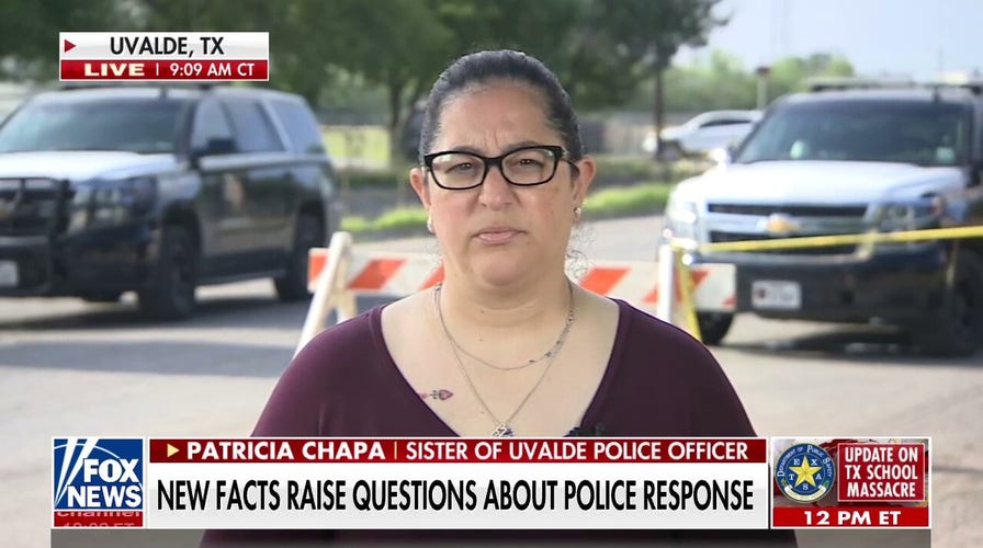 Police did not retreat from Texas school shooting: Sister of Uvalde officer