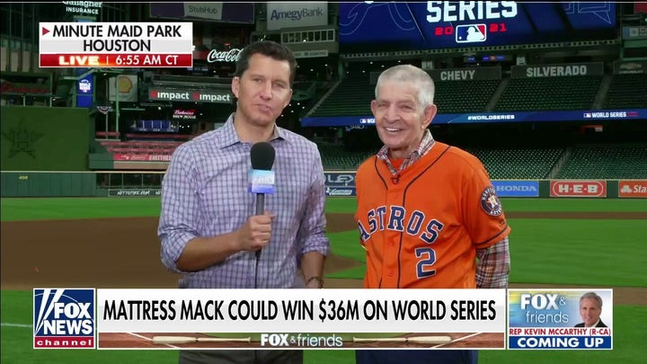 Houston legend 'Mattress Mack' could win record $36 million if Astros win World Series