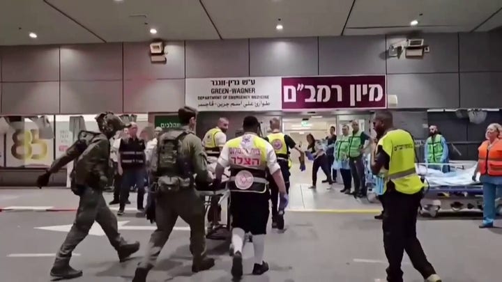 Israeli victims of Hezbollah rocket attack rushed to hospital