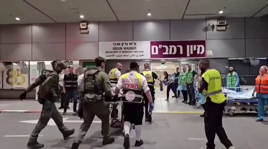 Israeli victims of Hezbollah rocket attack rushed to hospital