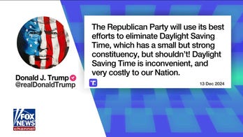 Trump calls to 'eliminate' daylight saving time: 'Very costly to our nation'