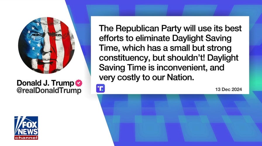 Trump calls to 'eliminate' Daylight Saving Time: 'Very costly to our nation'