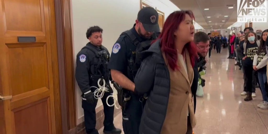 Protests erupt in Chris Wright's confirmation hearing