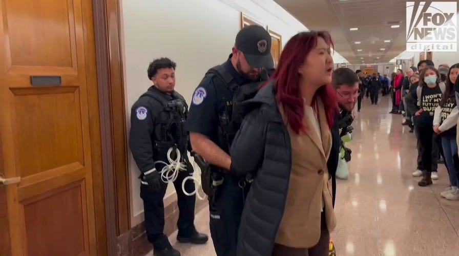 Protests erupt in Chris Wright's confirmation hearing 