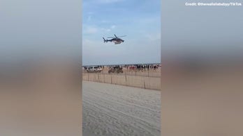 Hundreds of teenagers gather at Jones Beach for 'senior cut day'
