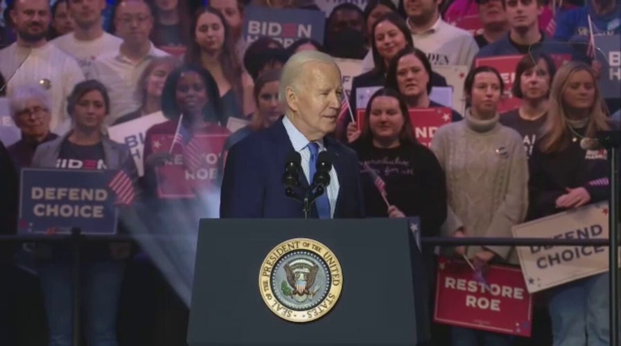 Biden abortion rally in Virginia interrupted by protesters: ‘Genocide Joe’